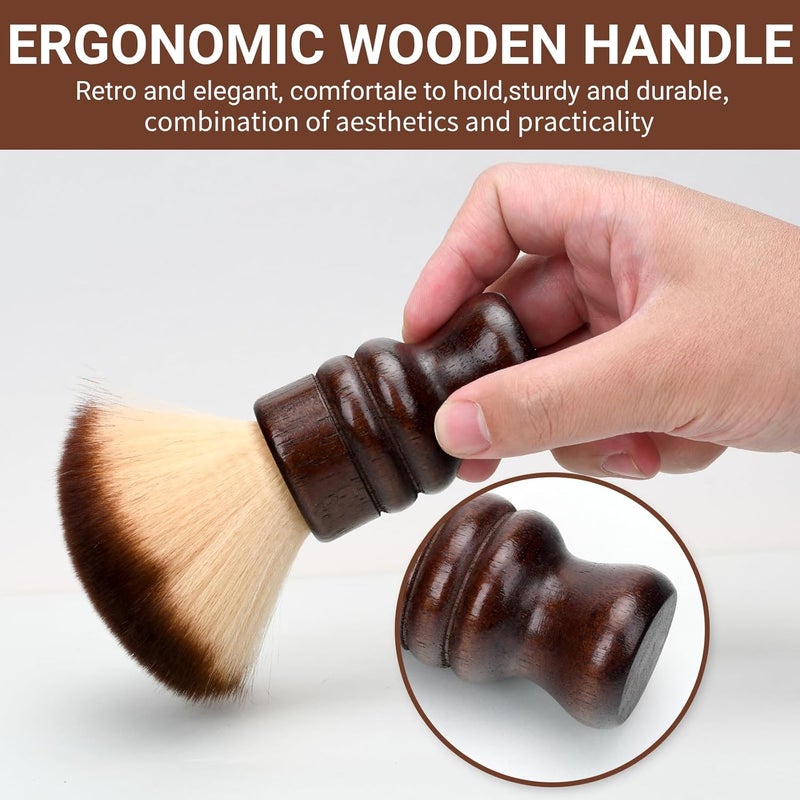 kulloomii 2-in-1 Vinyl Record Cleaning Kit with Stylus Brush - Anti Static Soft Record Cleaning Kit for Albums Record Players - Retro Wooden Handle Record Brush - High Density Microfiber Bristles Vinyl Brush - Image 5